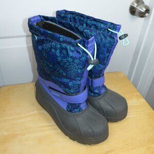 Columbia Youth Girls Powderbug BY1325-546 Drawstring Snow Boots Sz 5 NWOB